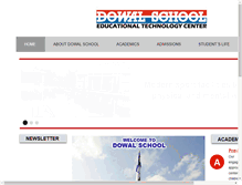 Tablet Screenshot of dowalschool.net